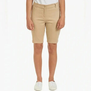 Women’s Nautica Uniform Khaki Bermuda Shorts Size 11 EUC